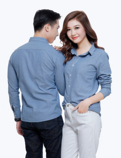 Áo sơ mi đồng phục tay dài 02
